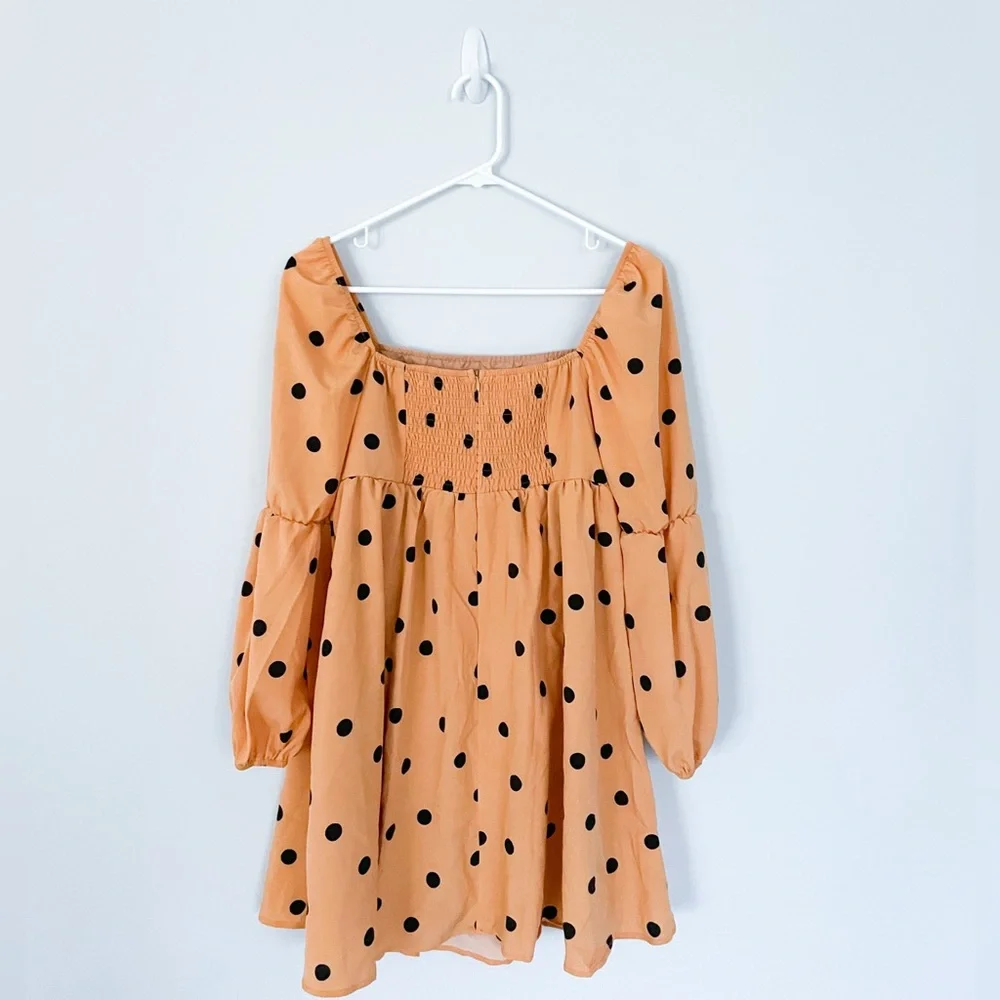 NWT Exlura Yellow Dot Dress - Picture 2 of 2